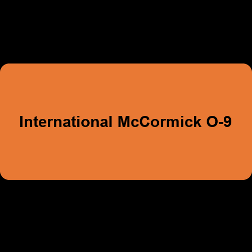 International McCormick O-9